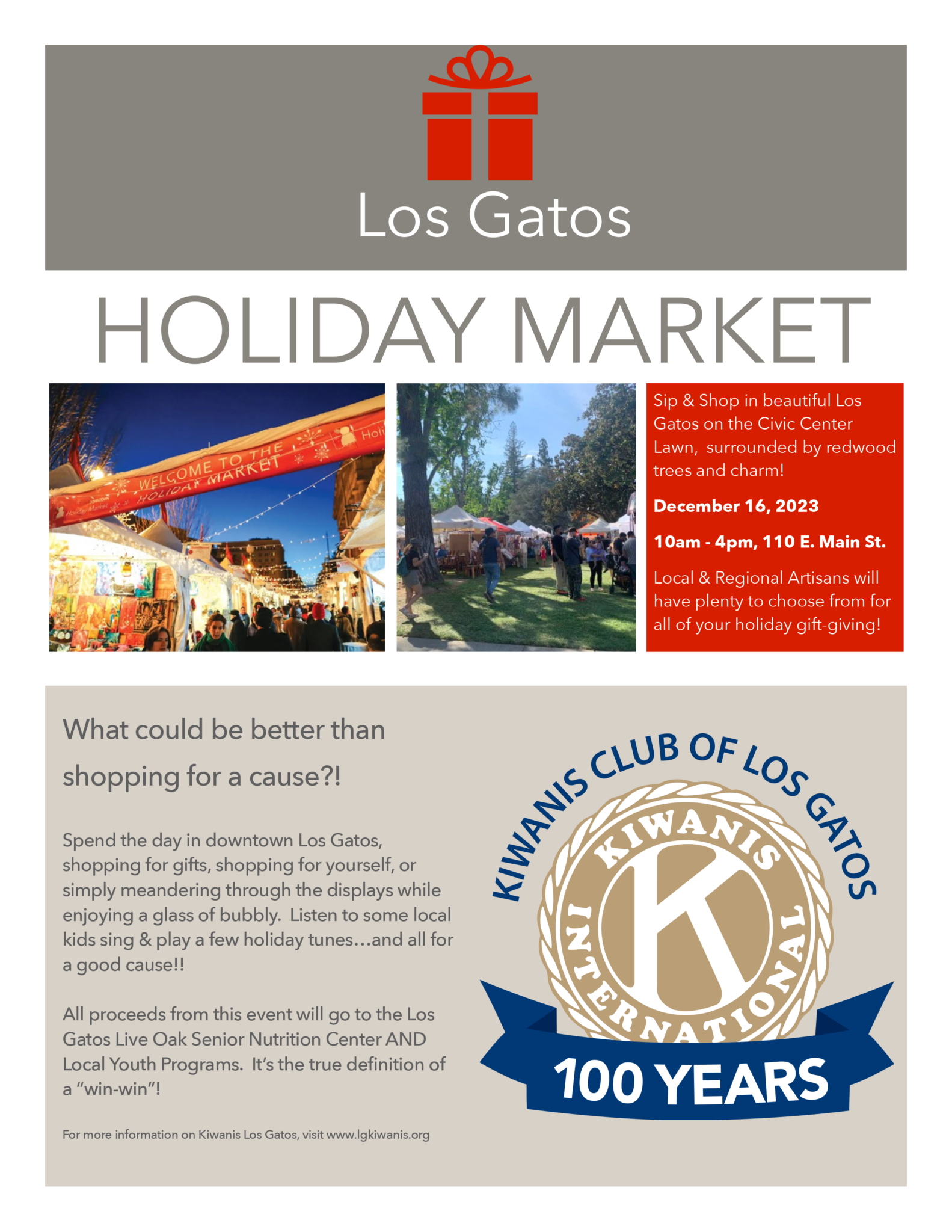 Los Gatos Holiday Market California Artists